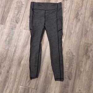 Lululemon Athletica Charcoal Textured Leggings